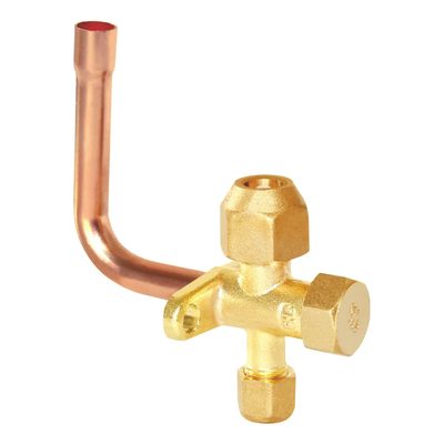 Valvula Serviço Condensadora cotovelo Ar Condicionado Split 3/8