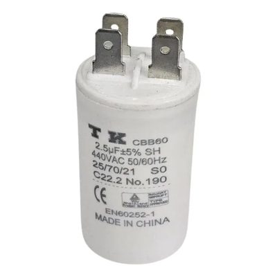 capacitor permanente de plastico 2,5uf 440V