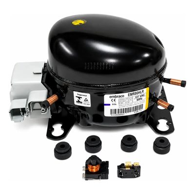 Compressor Embraco 1/4 127v Emr80hlr Gas R134a