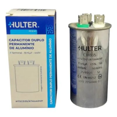 capacitor duplo 35+6uf 440V Hulter