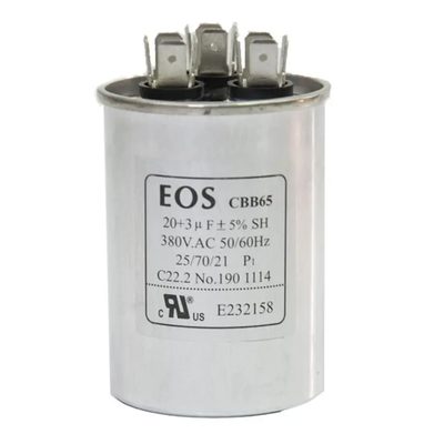capacitor 20+3uf
