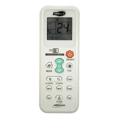 Controle Remoto Universal Ar Condicionado Split Migrare Mg1000 Branco